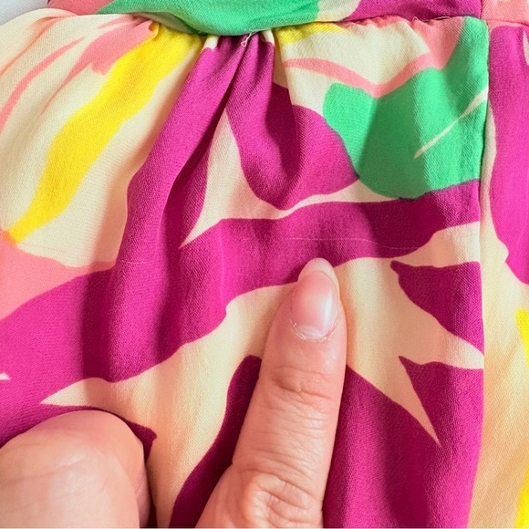 Shoshanna Tropical Print Silk Maxi Dress - Picture 10 of 13